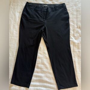 Lane Bryant “The Allie” cropped pant, black, size 24R